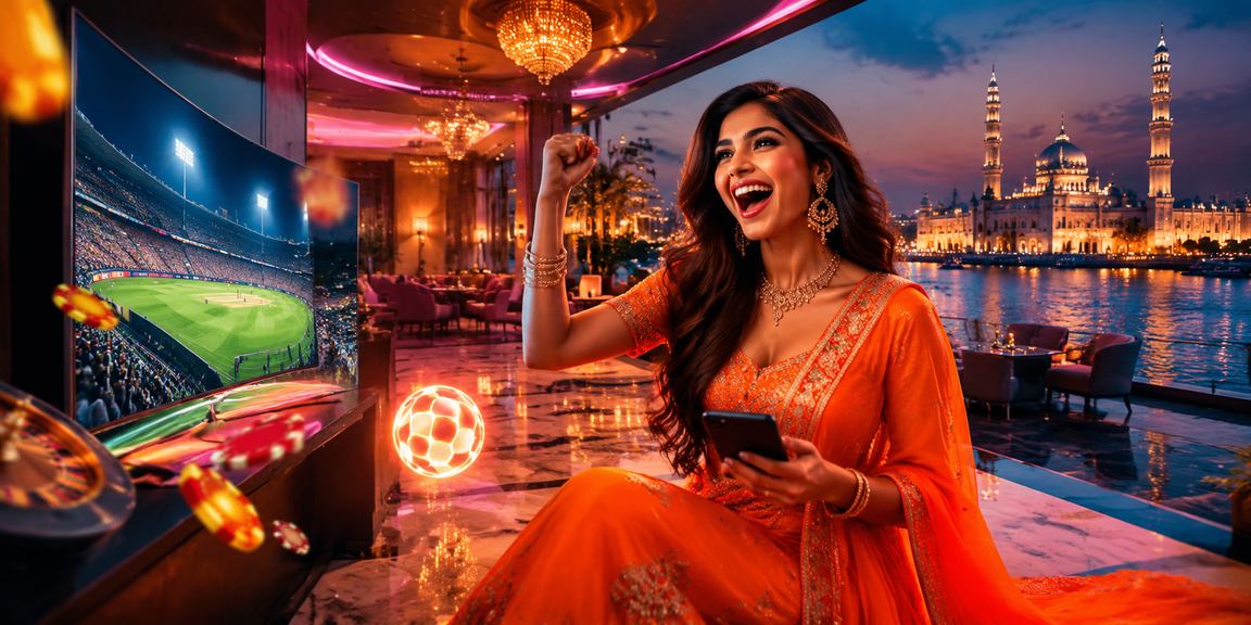 Indian VIP member enjoying Bollywood-themed casino game on mobile